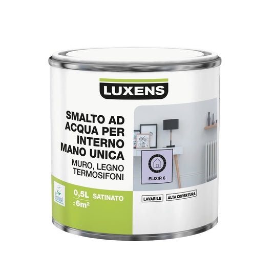 Bricocenter LUXENS ELIXIR 6 MATT INTERIOR WATER ENAMEL 500 ML