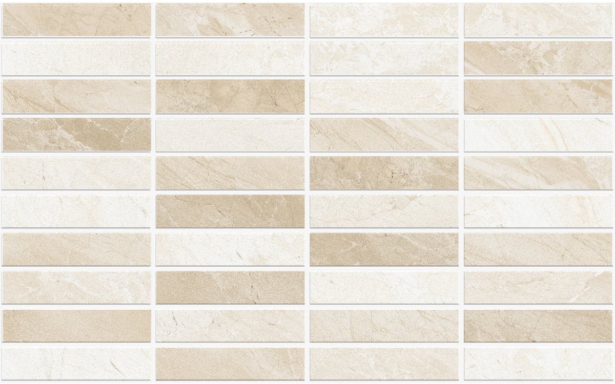 Bricocenter WALL CLADDING PALACE BG MOSAIC 25X40 CM 1.7SQM