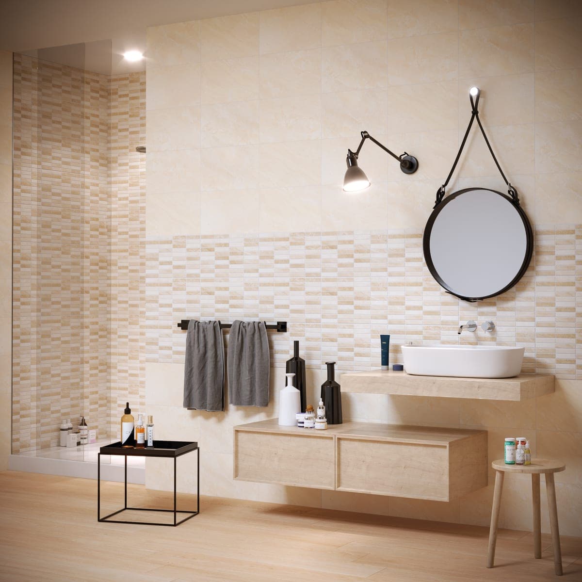 Bricocenter BEIGE PALACE WALL TILE 25X40 CM 1.7SQM