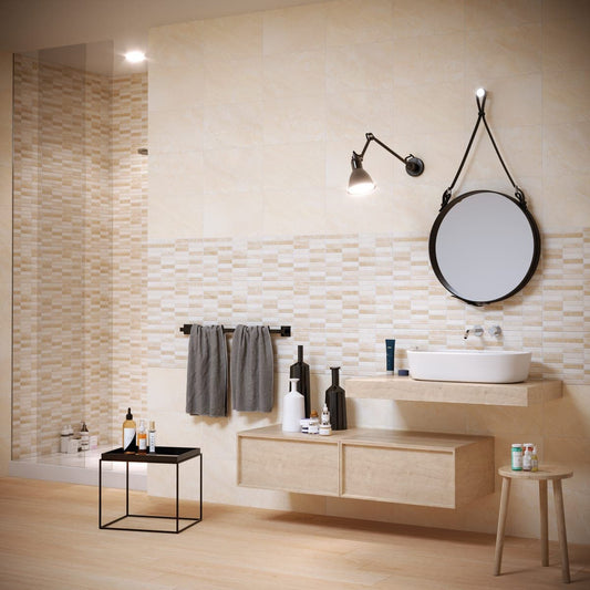 Bricocenter BEIGE PALACE WALL TILE 25X40 CM 1.7SQM