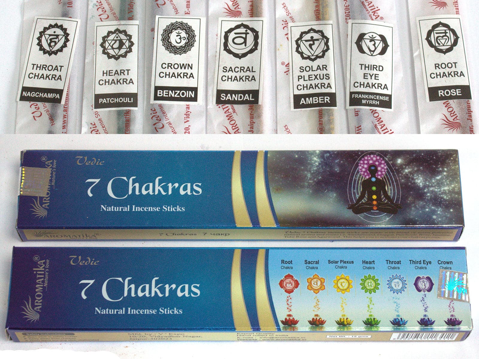 Vedic -Incense Sticks - 7 Chakra - best price from Maltashopper.com VEDIC-13