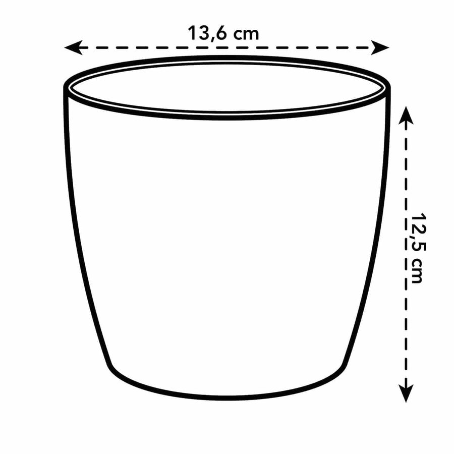 Bricocenter B.for Soft Round ELHO pot coverDIAM 30 H27,6 CM ANTHRACITE