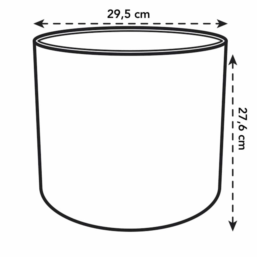 Bricocenter B.for Soft Round ELHO pot cover DIAM 25 H23,3 CM WHITE