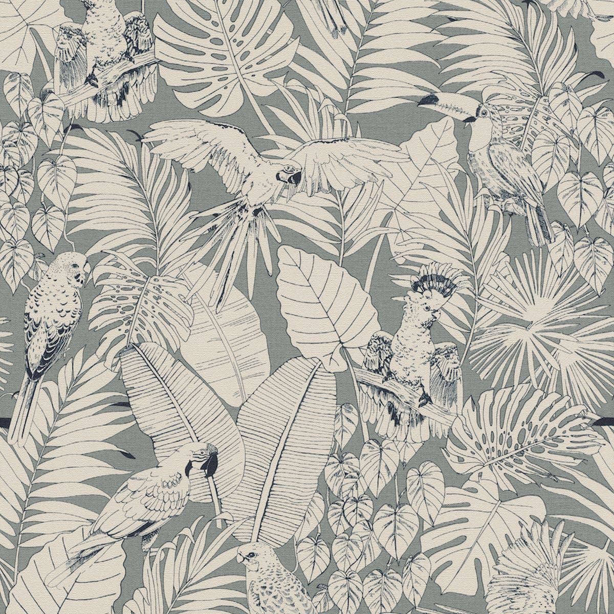 ARA WHITE WALLPAPER ON GREY BACKGROUND 53CMX10.5M - best price from Maltashopper.com BR480010863