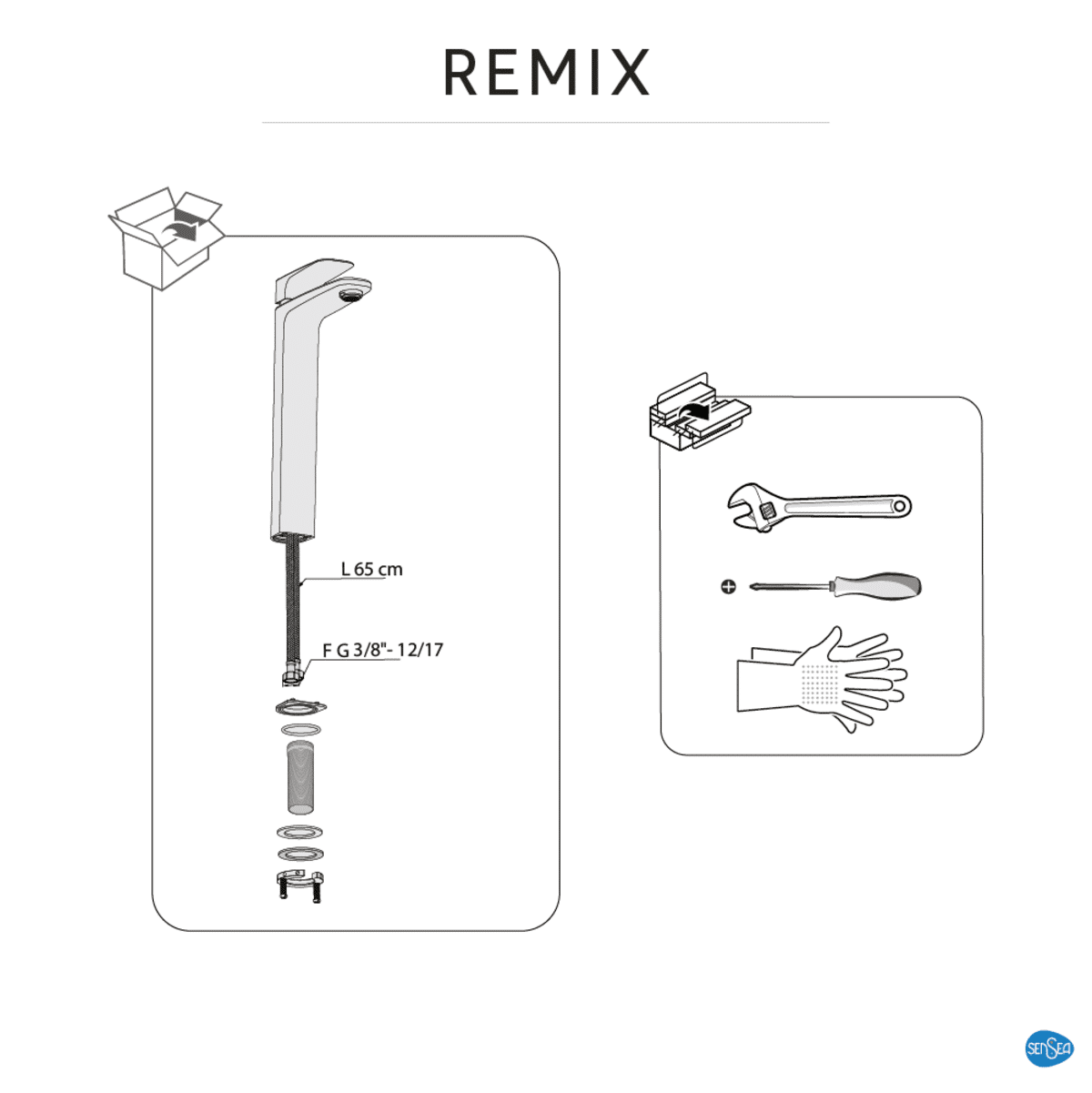 Bricocenter REMIX HIGH BASIN MIXER CHROME 2022