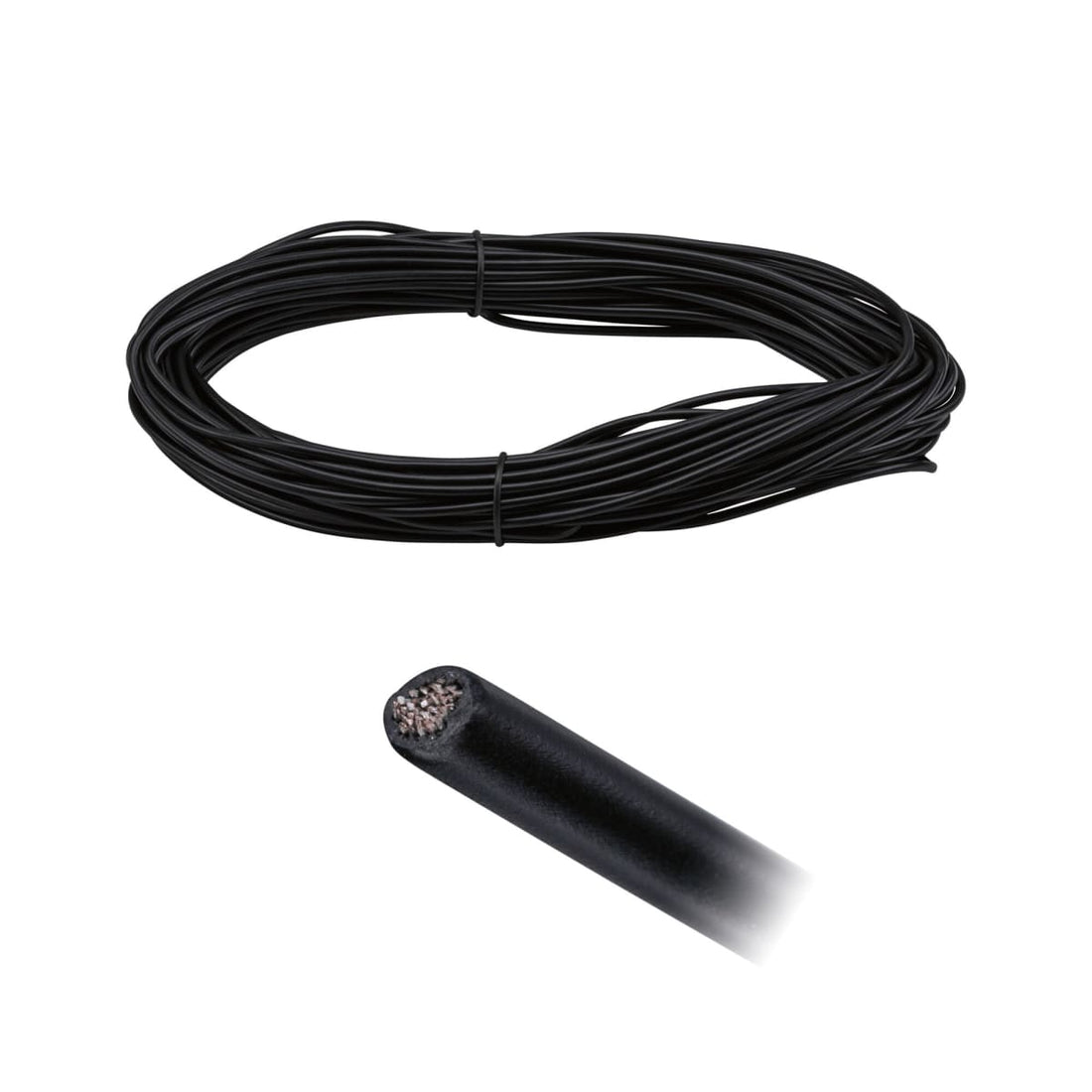 INSULATED CORDUO CABLE 20 M 2.5MM BLACK