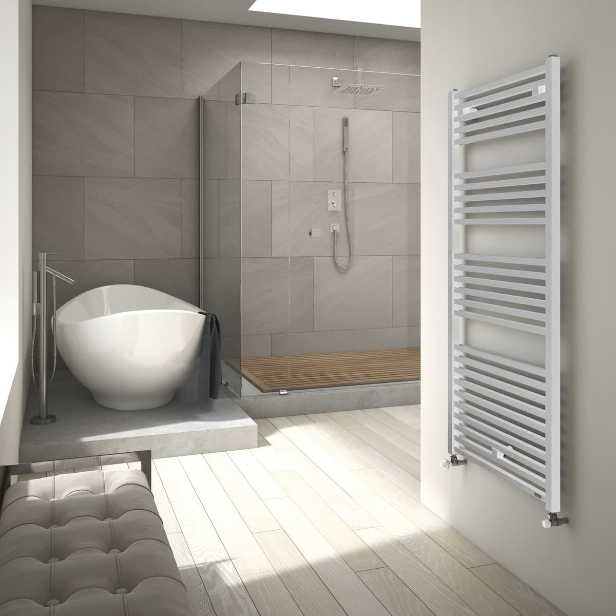 Bricocenter RADIATOR DL AMELIE WHITE H1198 INT.450 DE LONGHI