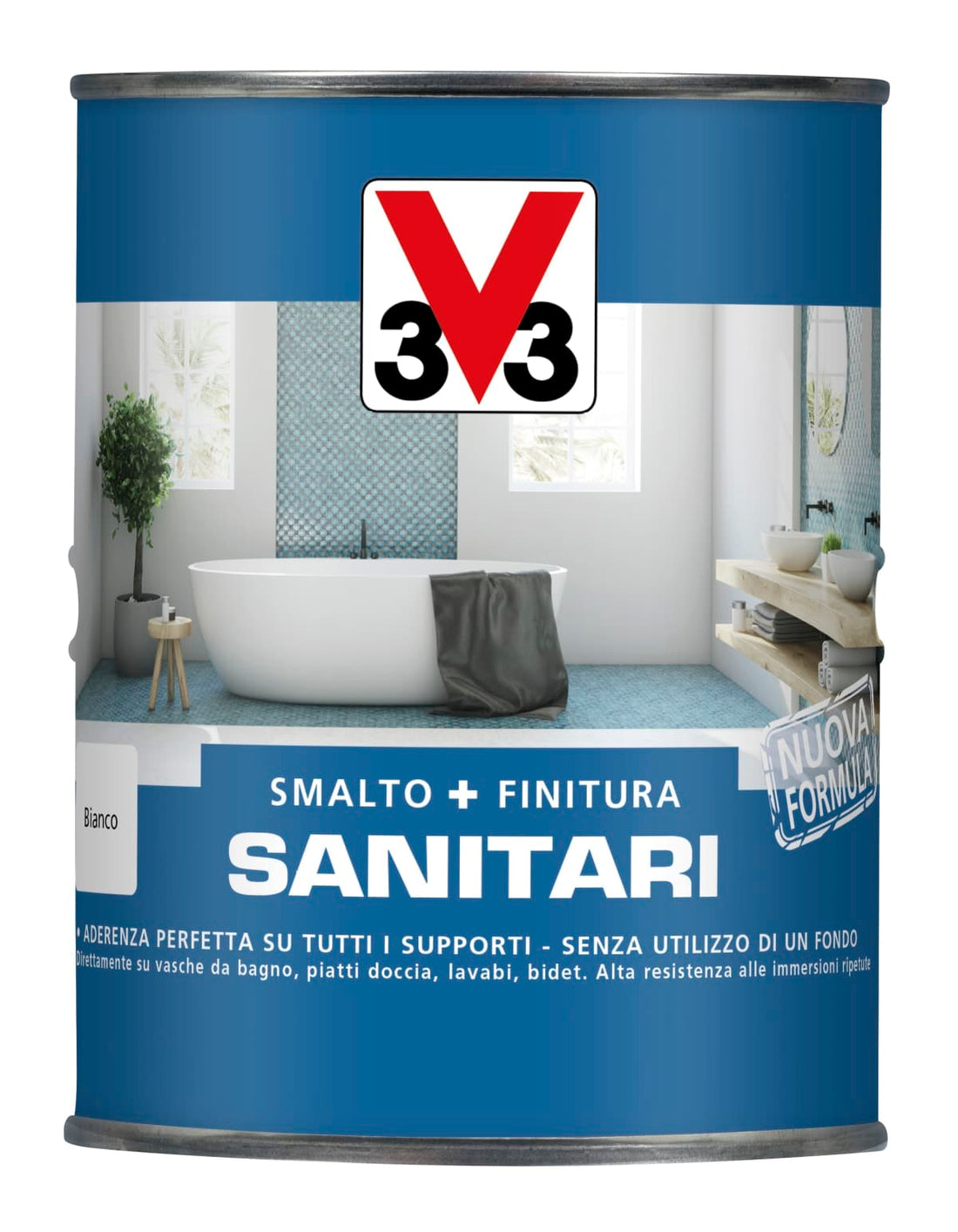 WHITE MATT SANITARY ENAMEL AND FINISH 500ML- WATER-BASED FORMULA - best price from Maltashopper.com BR470004822