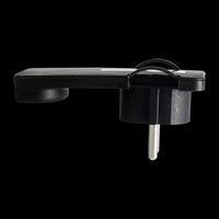 ULTRA-FLAT SCHUKO PLUG BLACK - best price from Maltashopper.com BR420006930