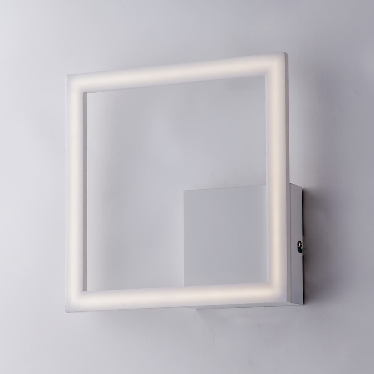 KIRA ALUMINIUM WALL LIGHT WHITE 25X25 CM LED 15W NATURAL LIGHT - best price from Maltashopper.com BR420006515