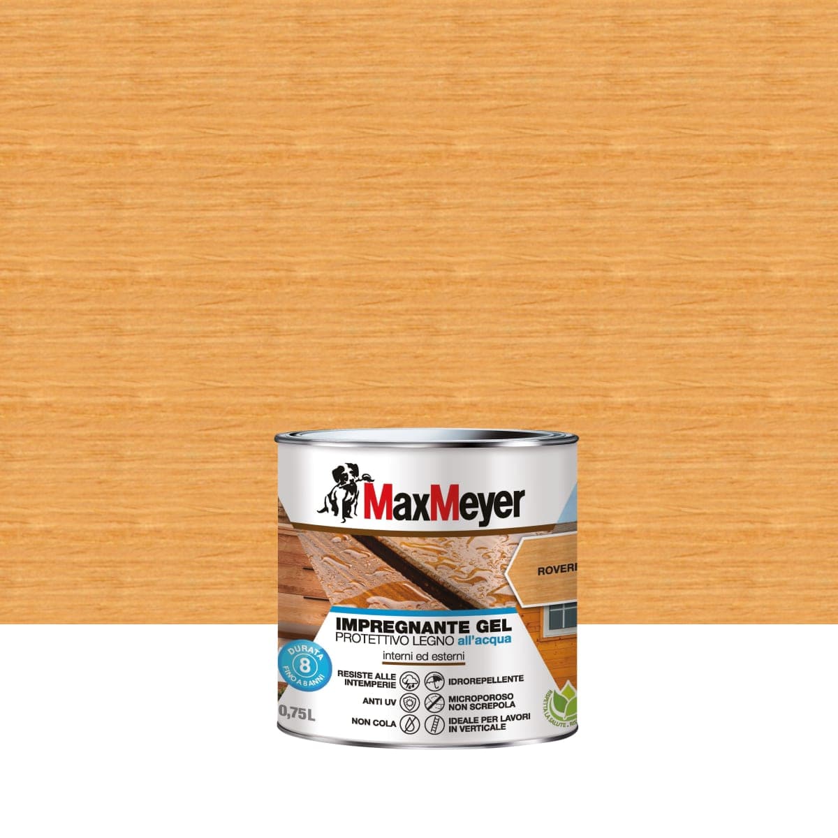 OAK OAK IMPREGNANTE ROVERE PER LEGNO IN GEL BASE ACQUAIN Max M. 0.75 LT - best price from Maltashopper.com BR470005005