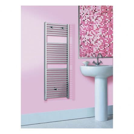 Bricocenter KIARA CHROME WATER HEATER H781MM CENTRE DISTANCE 450 DE LONGHI