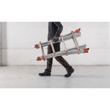 Bricocenter GIANT TELESCOPIC LADDER ALL 5+5 STEPS CAPACITY 150KG