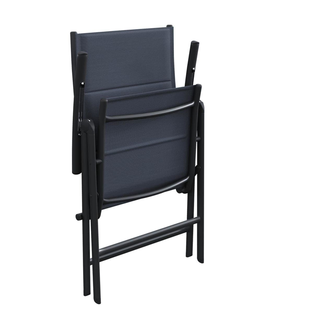 ARMCHAIR ORION II NATERIAL Aluminum, textilene, anthracite multiposition - Premium Sun Loungers and Armchairs from Bricocenter - Just €68.99! Shop now at Maltashopper.com