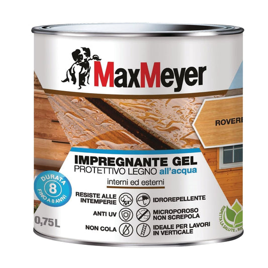 Bricocenter OAK OAK IMPREGNANTE ROVERE PER LEGNO PER LEGNO IN GEL BASE ACQUAIN Max M. 0.75 LT