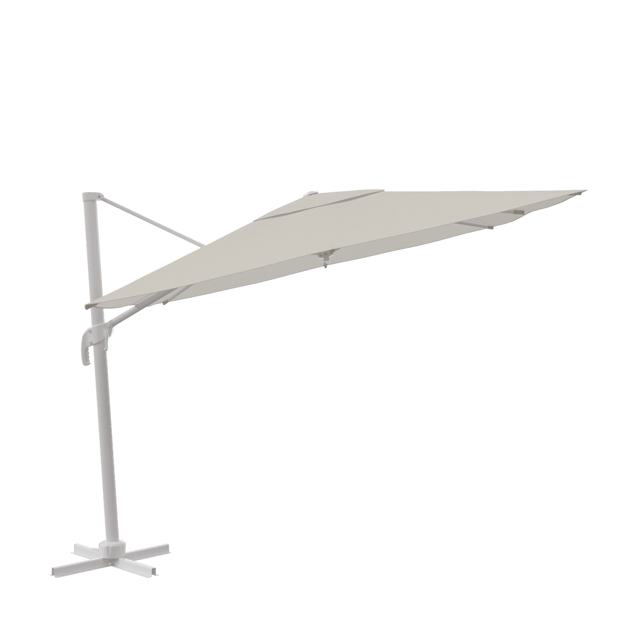 AURA NATERIAL Arm umbrella 290X290 white aluminum