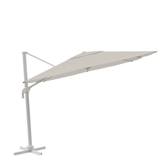 AURA NATERIAL Arm umbrella 290X290 white aluminum - best price from Maltashopper.com BR500013621