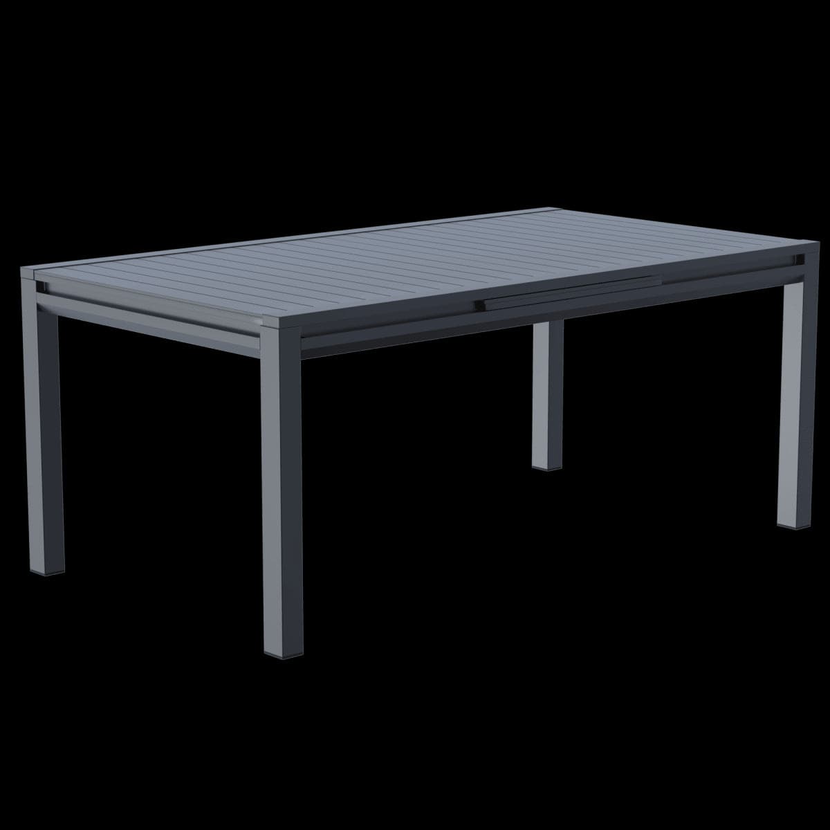 ODYSSEA II NATERIAL 180/240X100 ANTHRACITE EXTENDING TABLE - best price from Maltashopper.com BR500013641