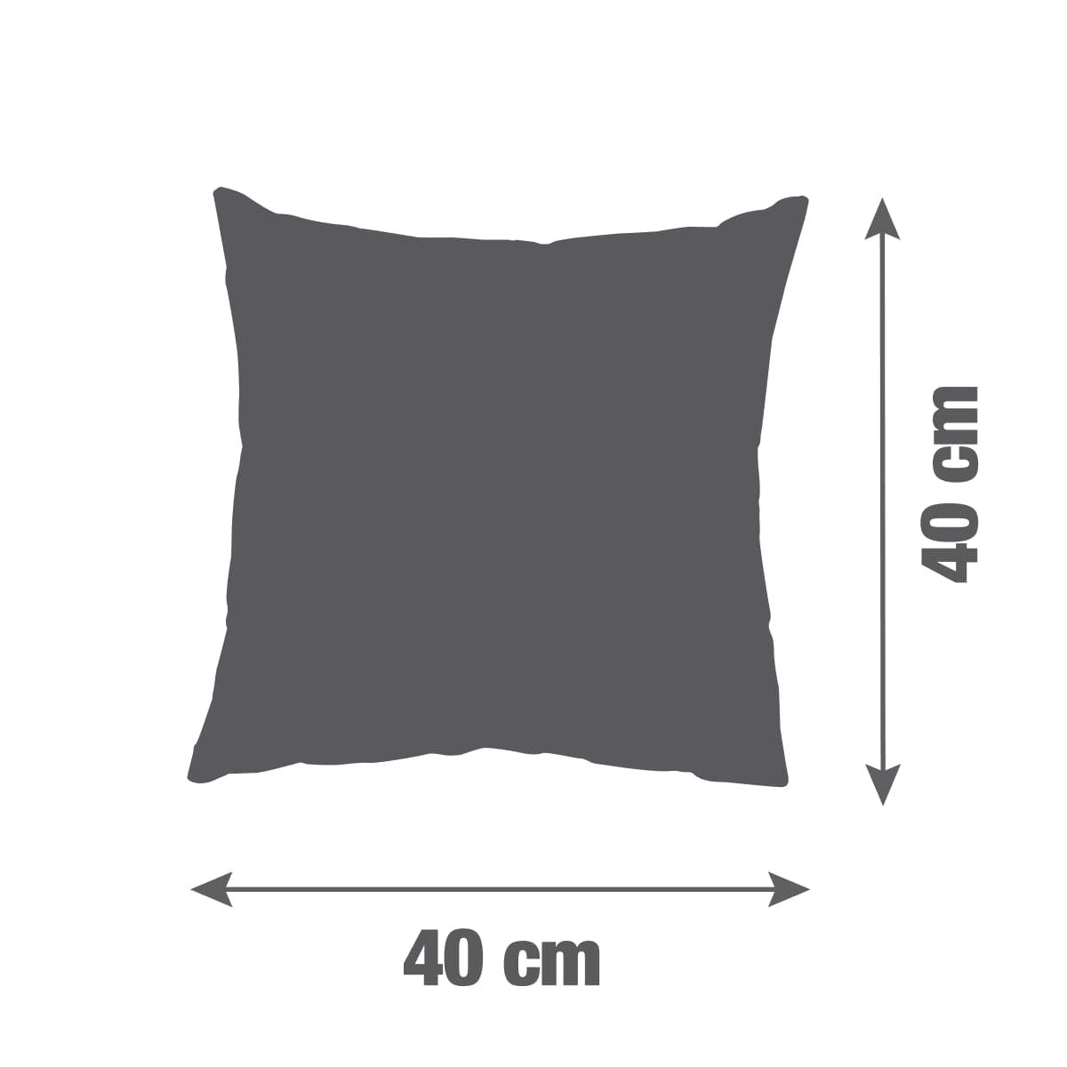 BIGREY NATERIAL 40X4 ANTHRACITE CUSHION - best price from Maltashopper.com BR500013596