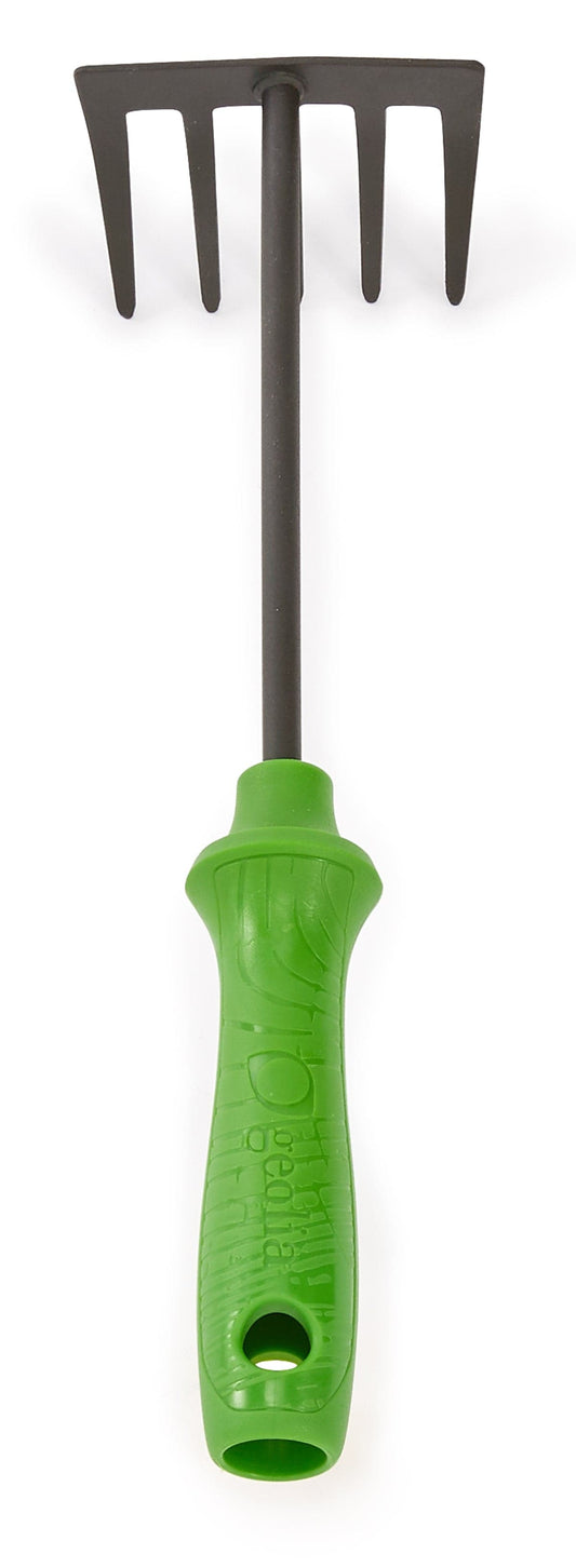 SMALL GEOLIA STEEL RAKE WITH PLASTIC HANDLE - best price from Maltashopper.com BR500008523