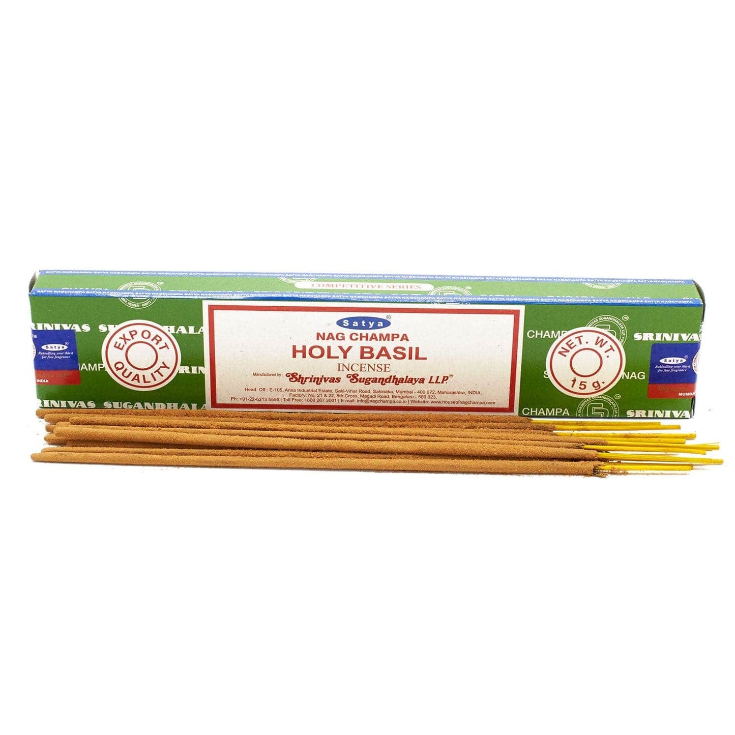 Bliss Satya Incense Sticks 15g - Holy Basil