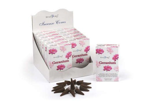 Bliss Geranium Incense Cones
