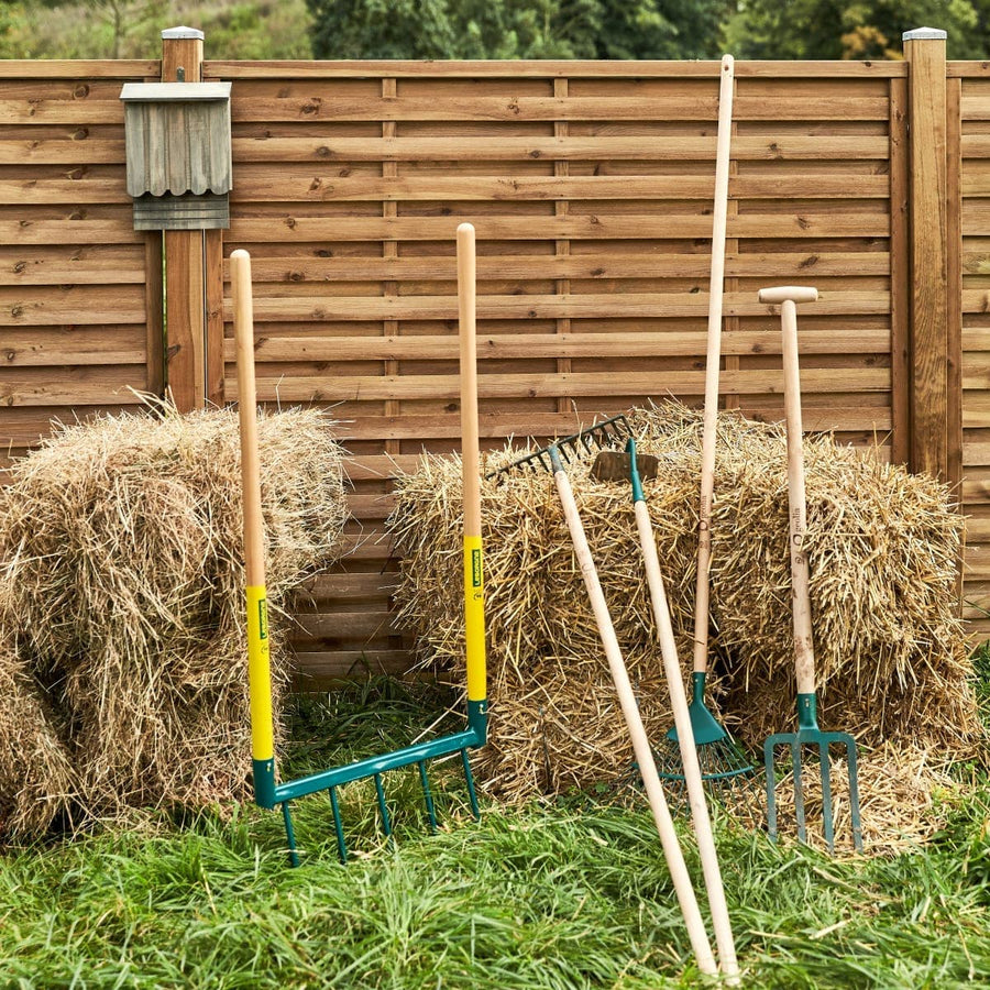 Bricocenter GEOLIA RAKE 14 TEETH METAL WITH BEECH WOOD HANDLE PEFC 150 CM