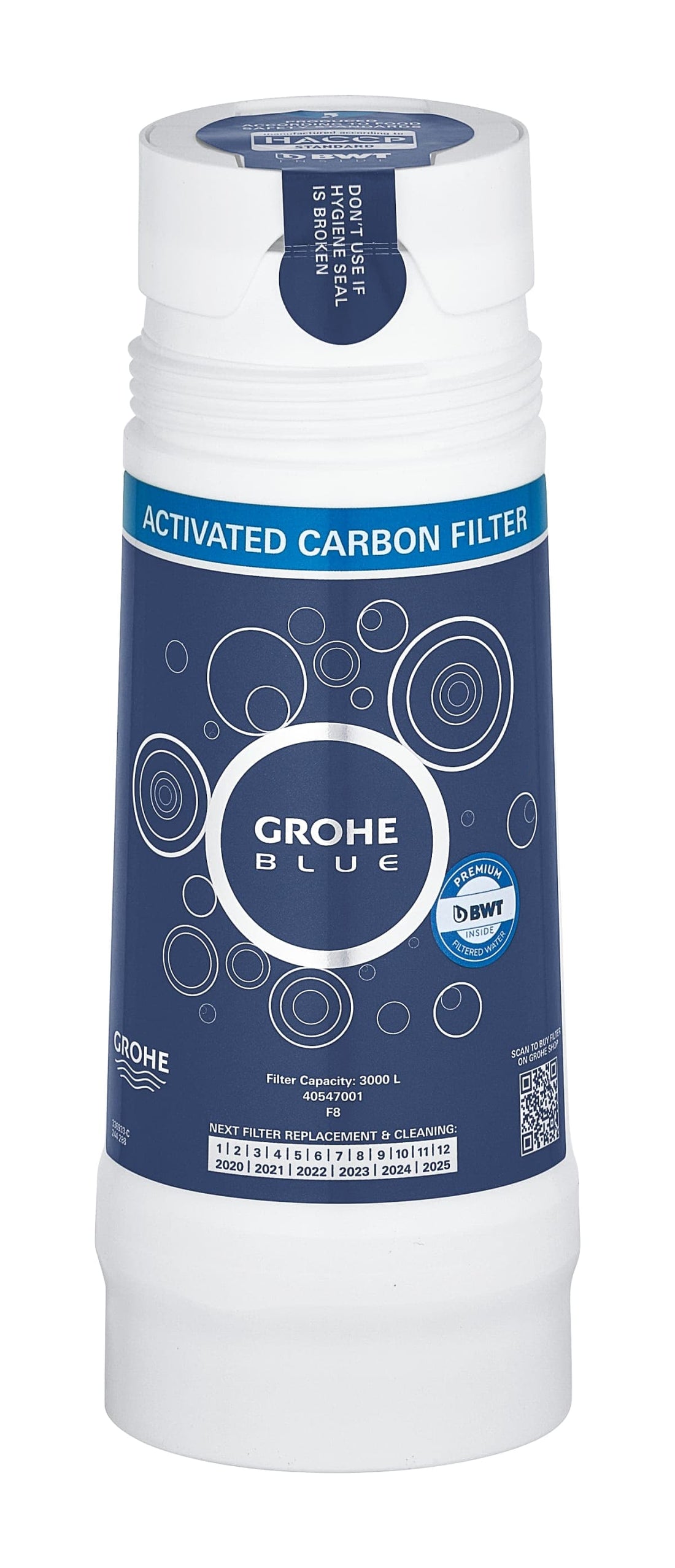GROHE BLUE ACTIVE CARBON FILTER - (improves taste and smell) - best price from Maltashopper.com BR430007836