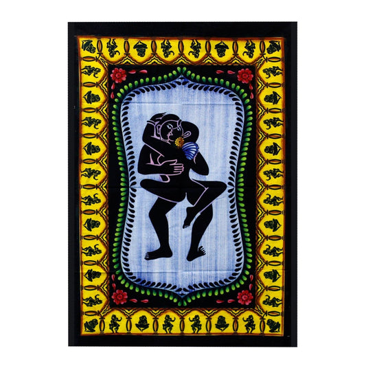Bliss Handbrushed Cotton Wall Art - Kamasutra