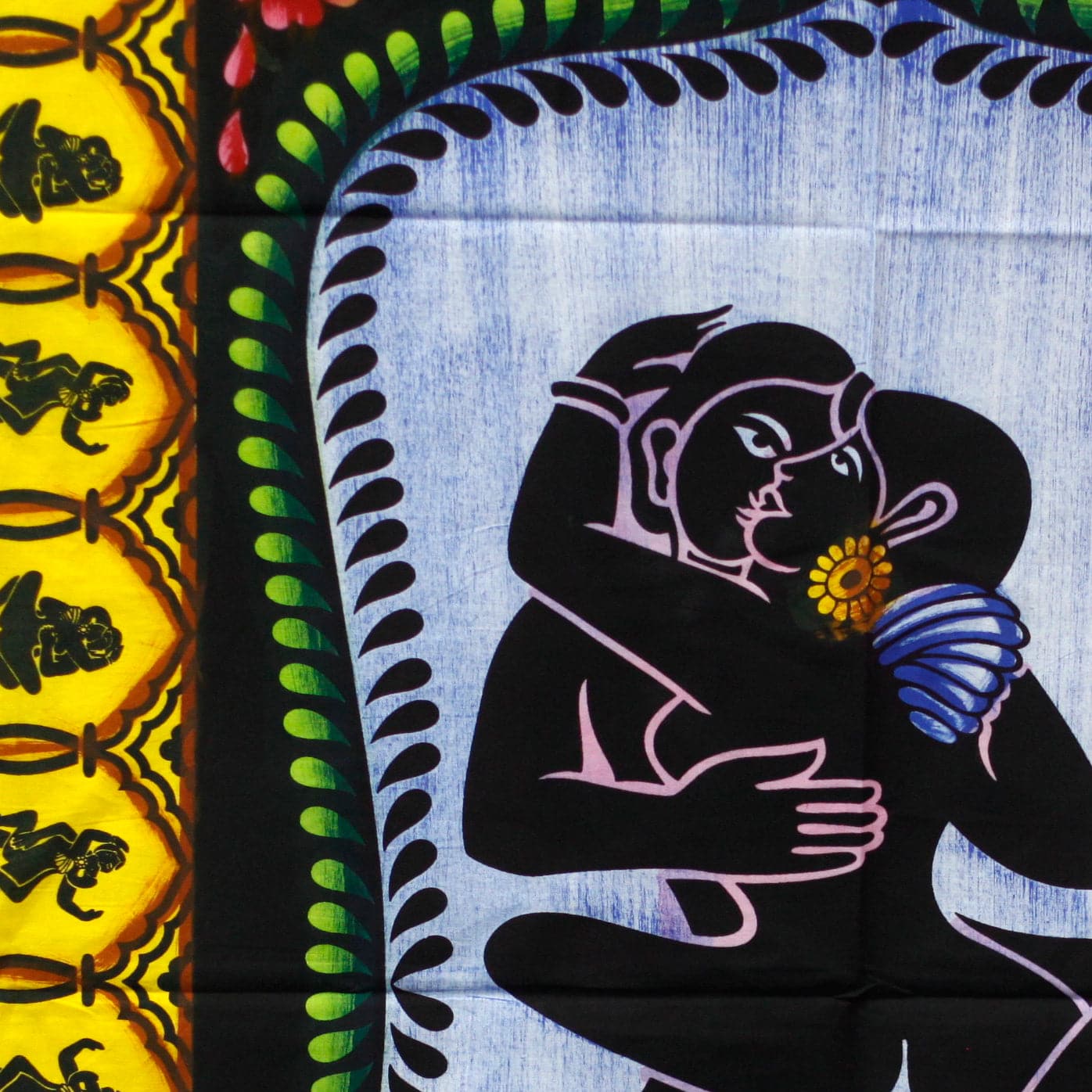 Bliss Handbrushed Cotton Wall Art - Kamasutra