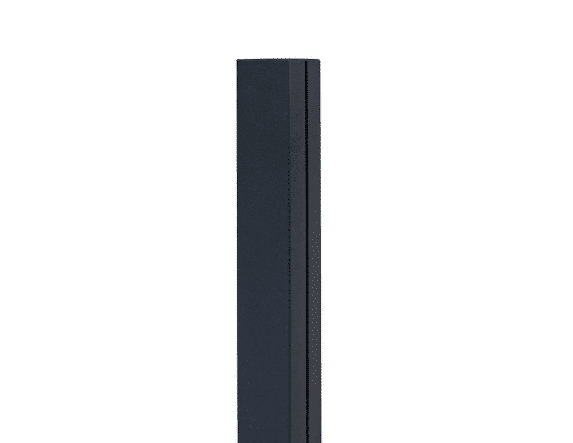 NORT ALUPOST ALUMINIUM PANEL POLE H215 CM ANTHRACITE - best price from Maltashopper.com BR500014981