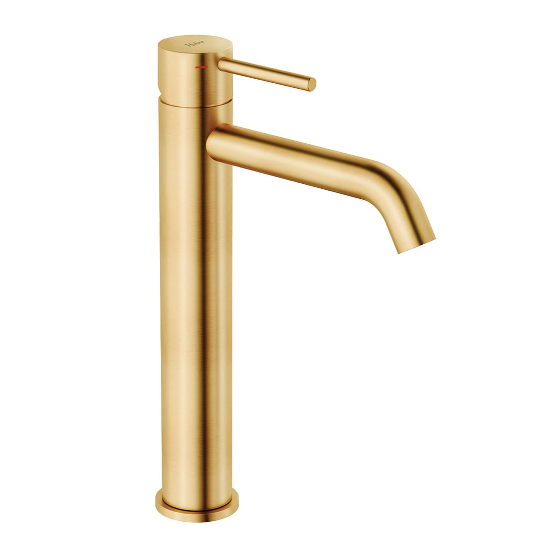 TAYRONA HIGH WASHBASIN MIXER WITHOUT WASTE BRUSHED GOLD - best price from Maltashopper.com BR430009072