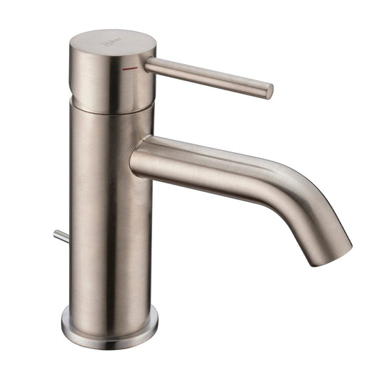 Bricocenter TAYRONA BASIN MIXER WITH BRUSHED NICKEL DRAIN