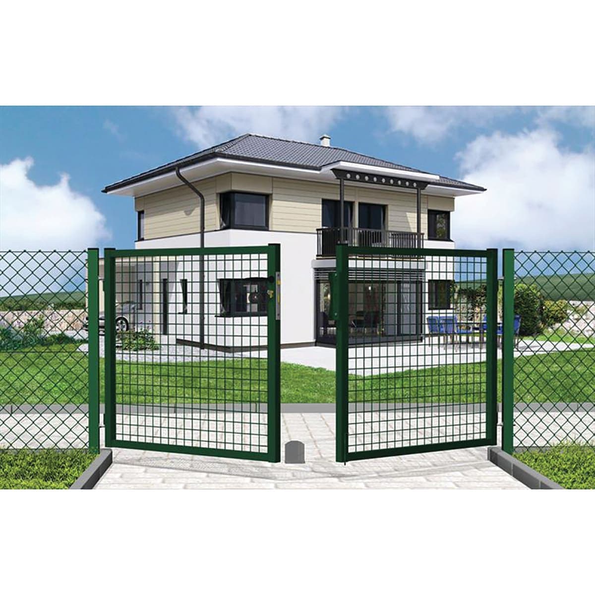 Bricocenter GALVANISED SUPPORT FOR SQUARE POLE 50X50 MM GREY