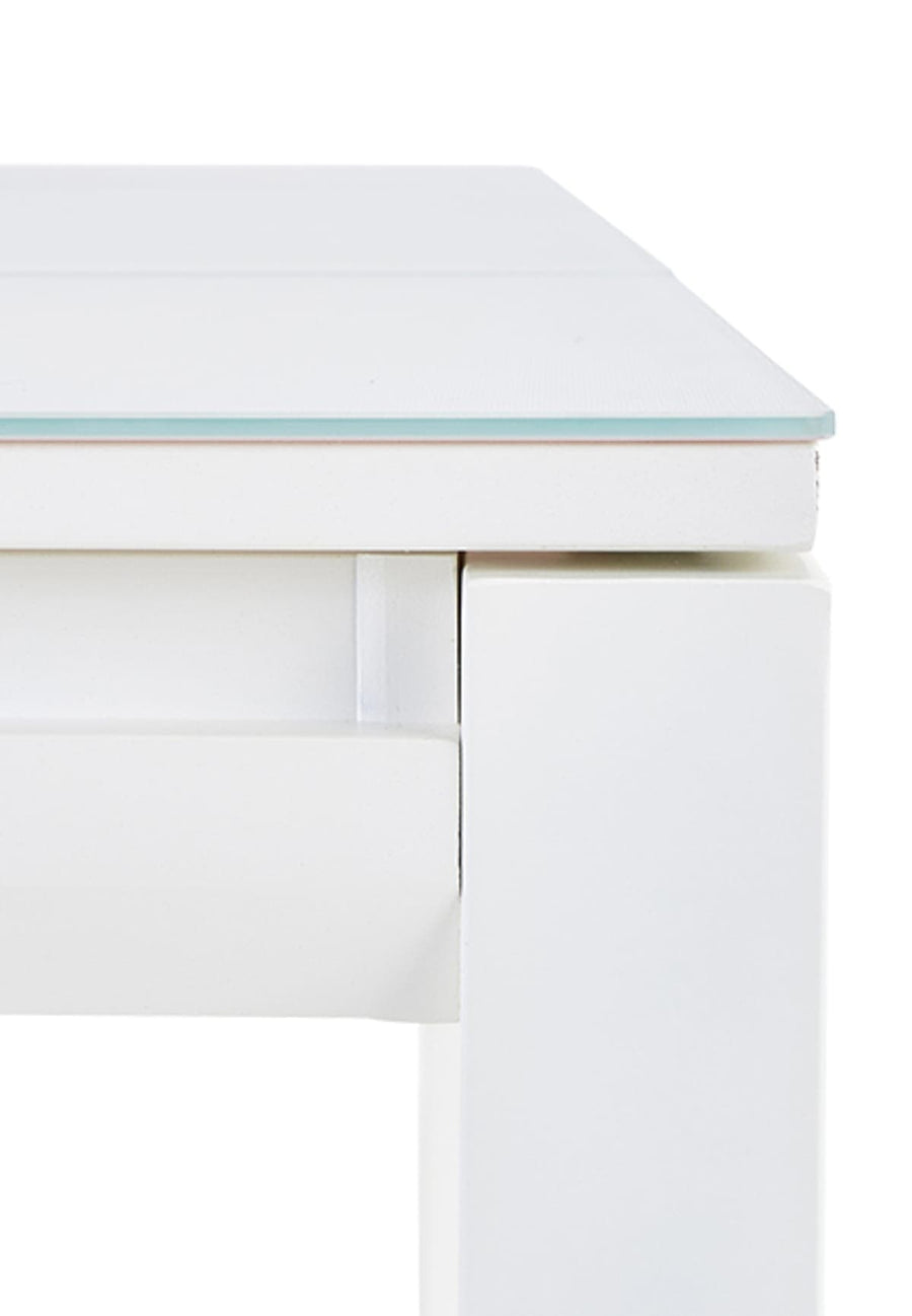 TAVOLO ODYSSEA II EASY NATERIAL  180/240X100 BIANCO ALLUMINIO VETRO - Premium Garden Tables from Bricocenter - Just €782.99! Shop now at Maltashopper.com