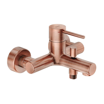 TAYRONA BATHTUB MIXER WITH BRUSHED COPPER SHOWER KIT - best price from Maltashopper.com BR430009075