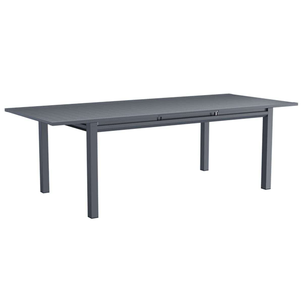 Bricocenter ODYSSEA II NATERIAL 180/240X100 ANTHRACITE EXTENDING TABLE