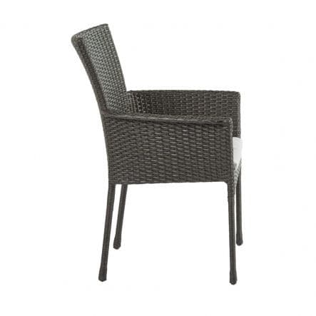 NOA NATERIAL ARMCHAIR synthetic wicker with cushion - best price from Maltashopper.com BR500012487