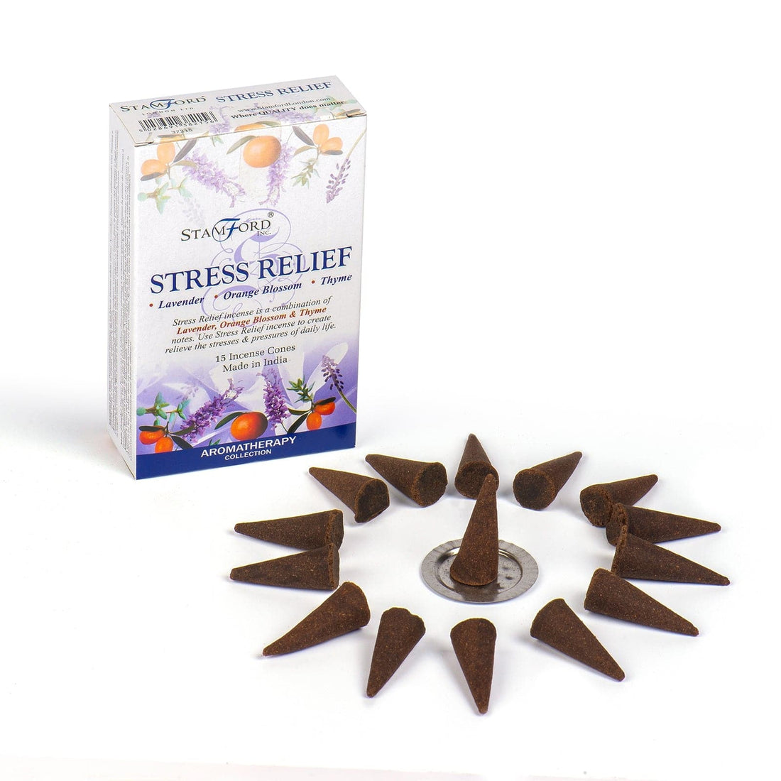 Stress Relief Incense Cones - best price from Maltashopper.com STAMC-26