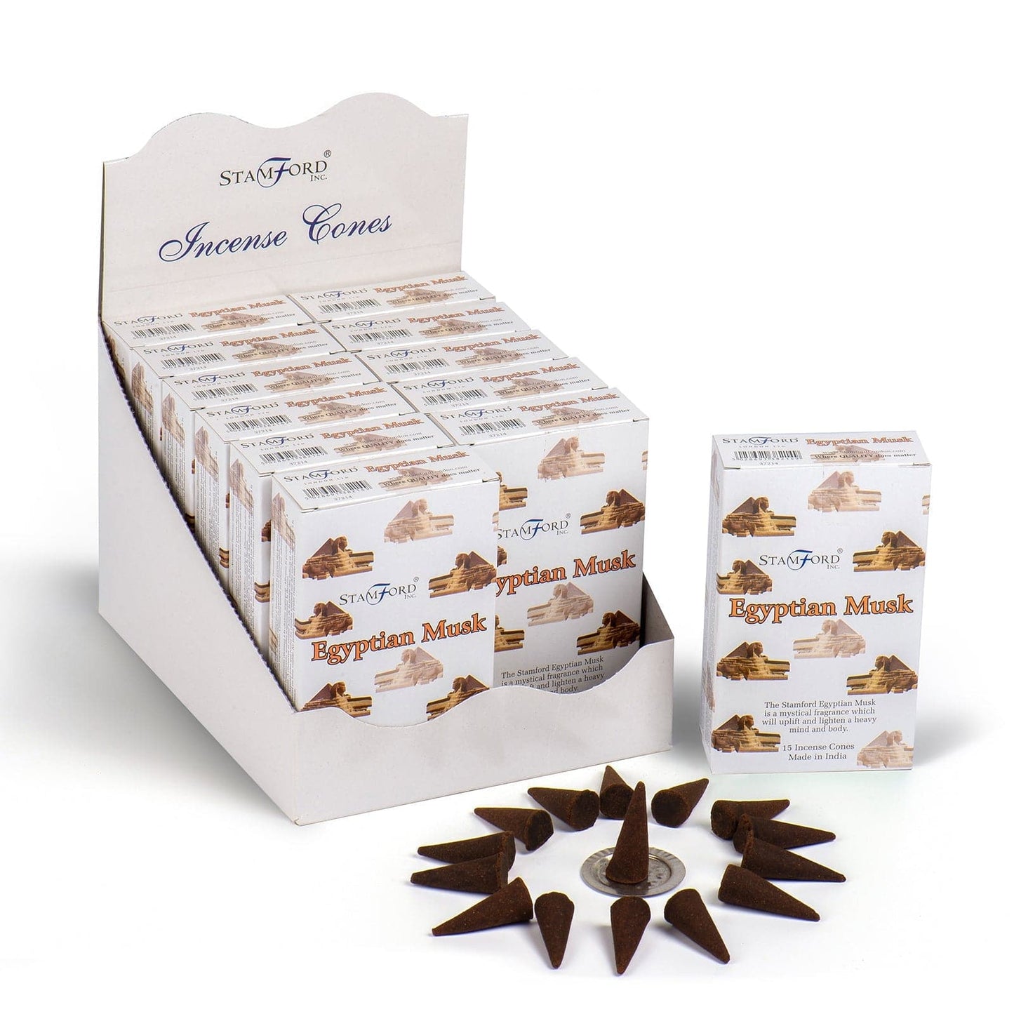 Egyptian Musk Incense Cones - best price from Maltashopper.com STAMC-25