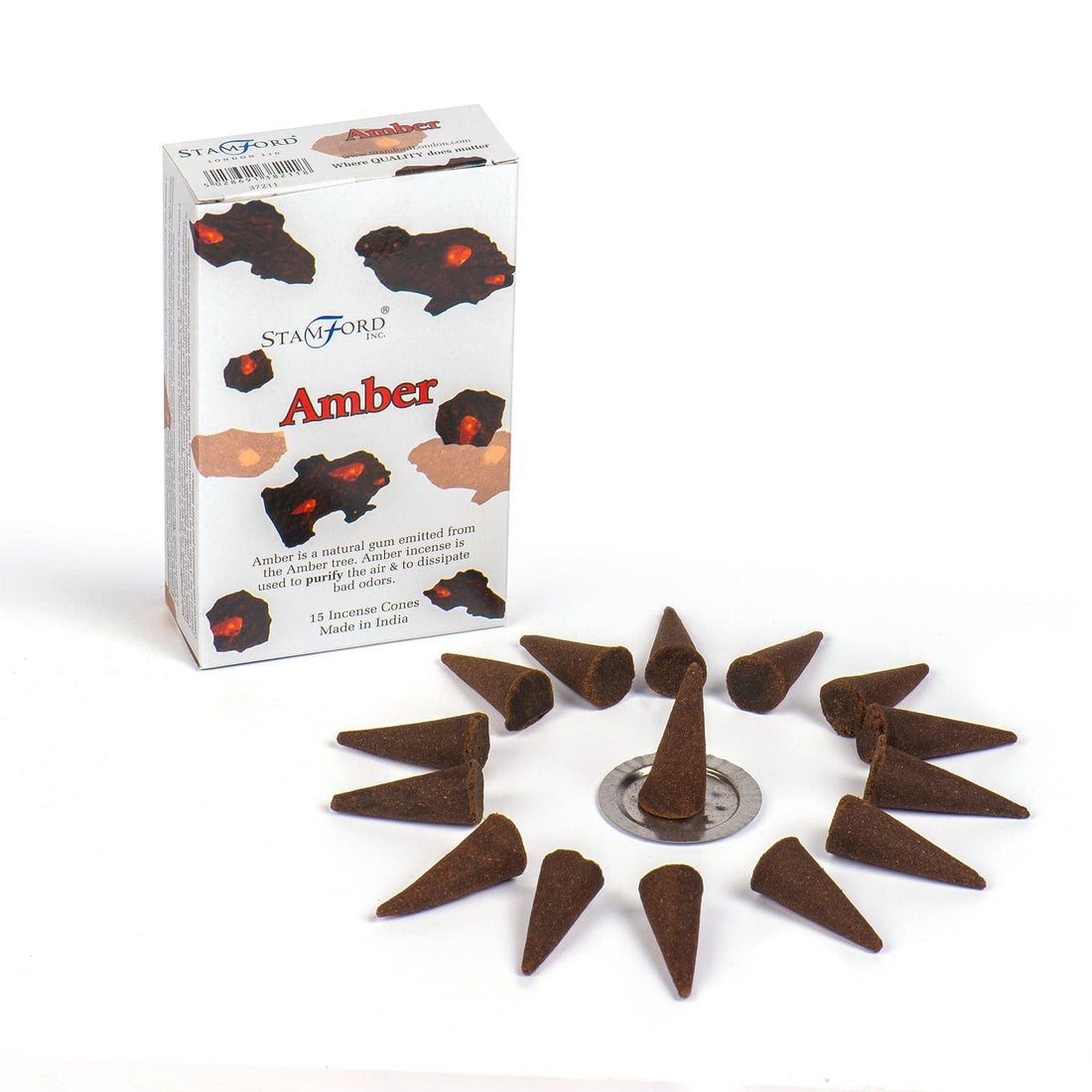 Amber Incense Cones - best price from Maltashopper.com STAMC-22