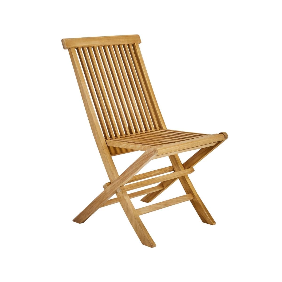 ANTEA ORIGAMI NATERIAL Set 2 chairs in teak 61X48X88 - Premium Garden Chairs from Bricocenter - Just €97.99! Shop now at Maltashopper.com