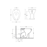 RIMLESS WALL WC BE YOU - best price from Maltashopper.com BR430009012
