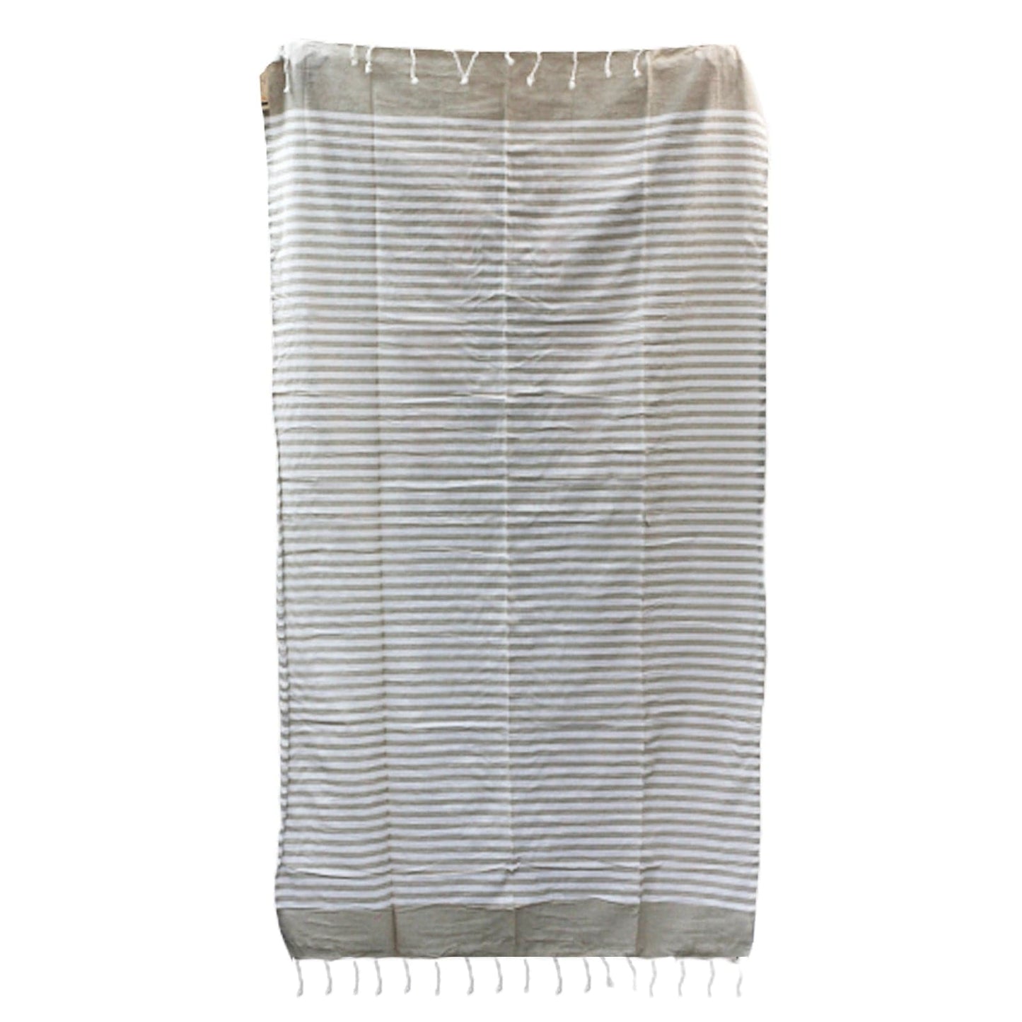 Cotton Pario Throw - 100x180 cm - Warm Sand - best price from Maltashopper.com CPT-07