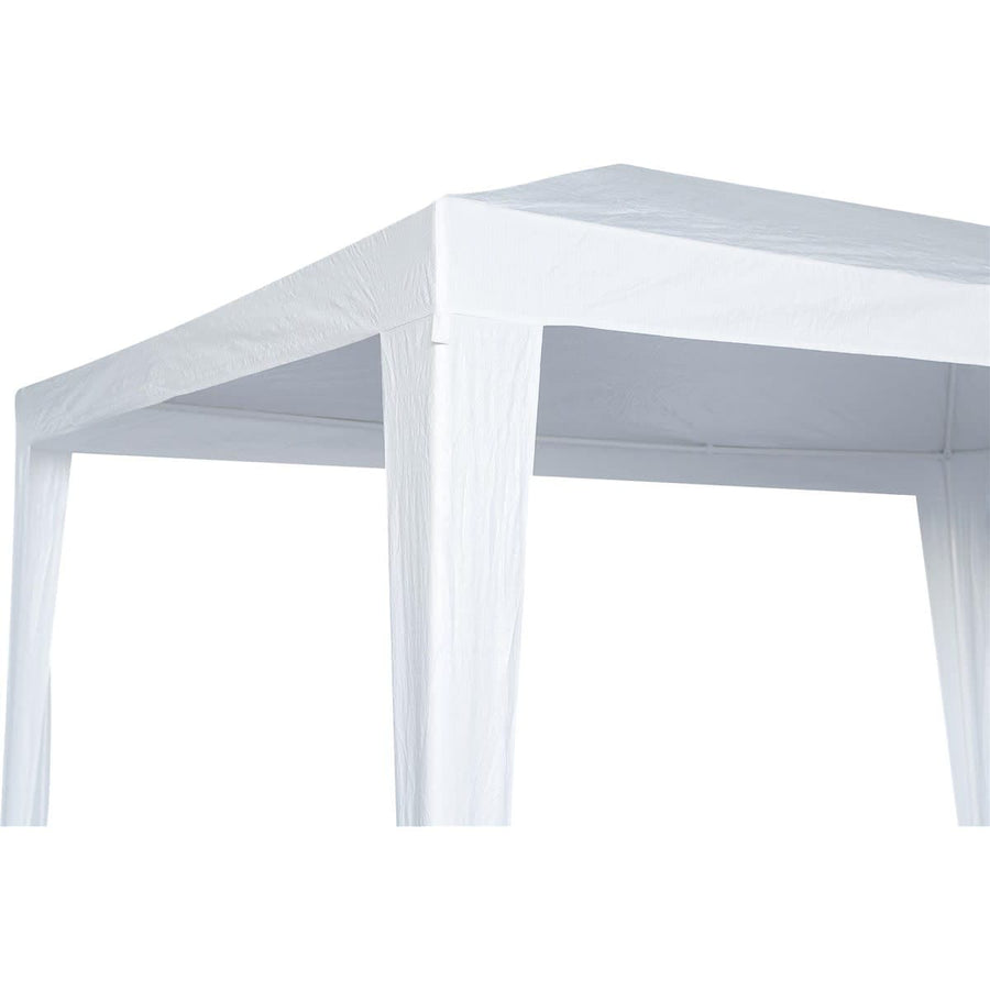 Bricocenter BASIC NATERIAL STEEL GAZEBO AND WHITE POLYETHYLENE CANVAS 1.9X2.9 M