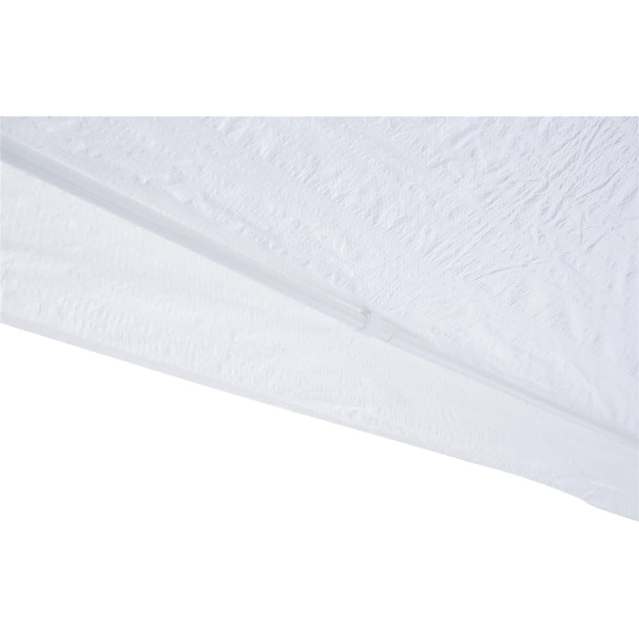 Bricocenter BASIC NATERIAL STEEL GAZEBO AND WHITE POLYETHYLENE CANVAS 1.9X2.9 M