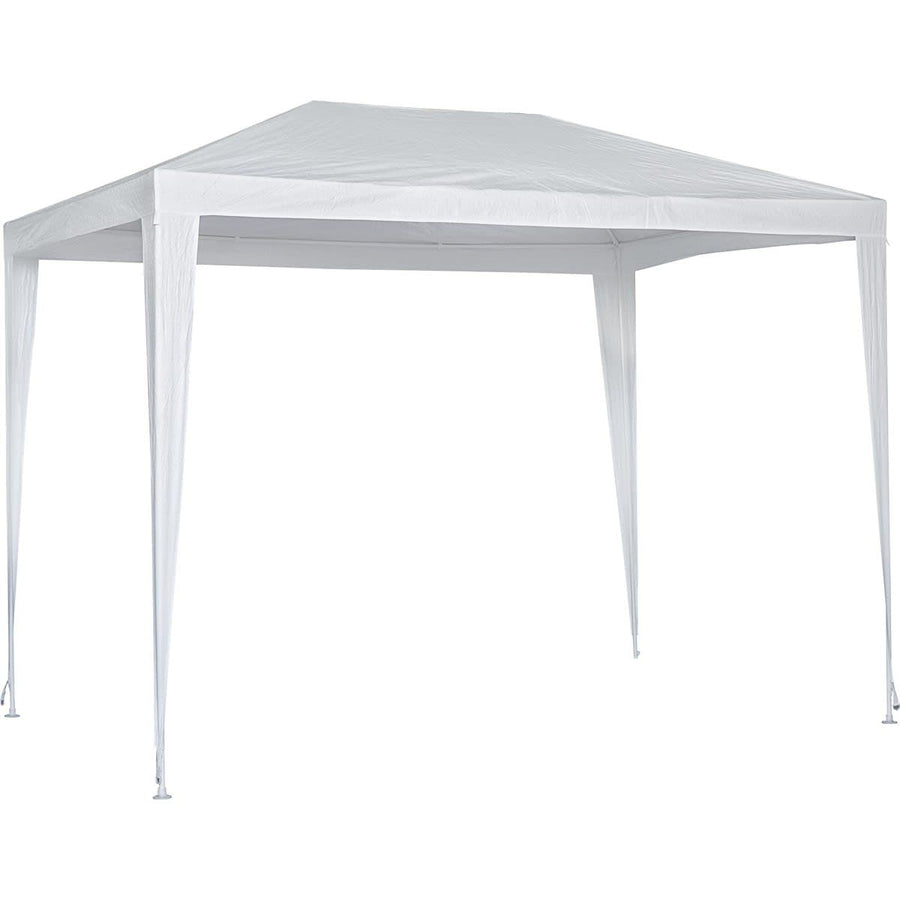 Bricocenter BASIC NATERIAL STEEL GAZEBO AND WHITE POLYETHYLENE CANVAS 1.9X2.9 M
