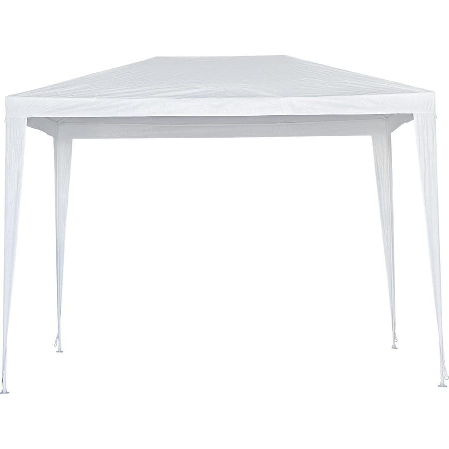 Bricocenter BASIC NATERIAL STEEL GAZEBO AND WHITE POLYETHYLENE CANVAS 1.9X2.9 M
