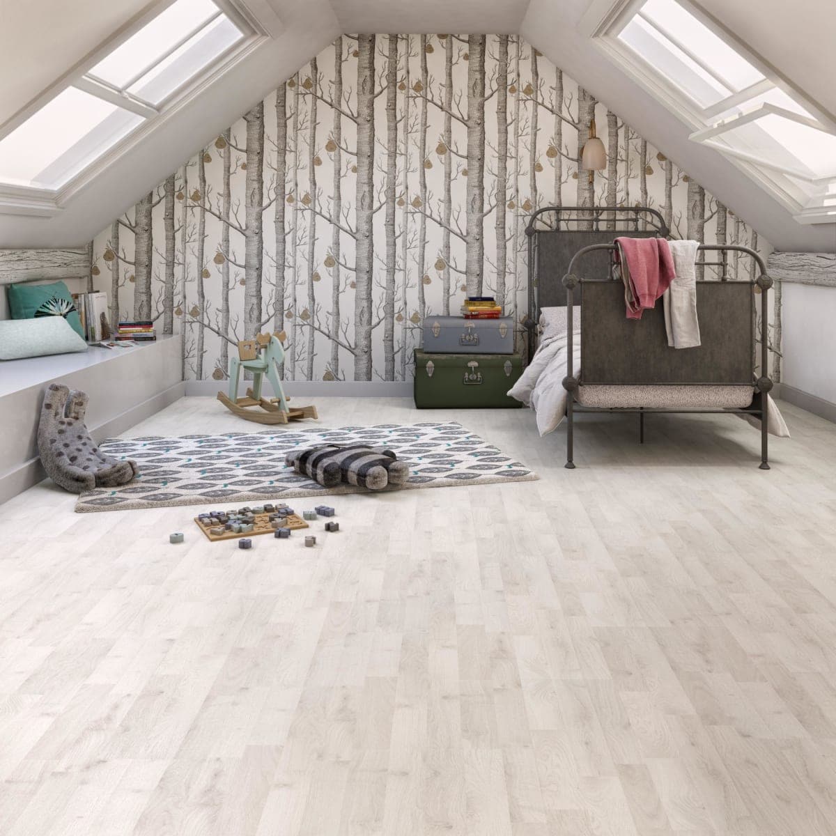 Bricocenter BELEN LAMINATE 7/31 2.49SQM MEDIUM WHITE