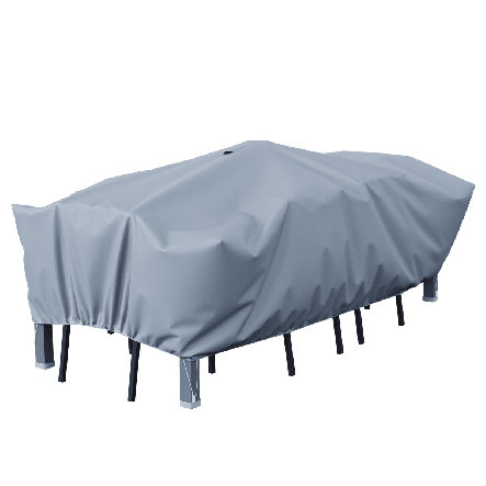 COVER FOR RECTANGULAR TABLE 250X130X60 LIGHT GREY - best price from Maltashopper.com BR500013666